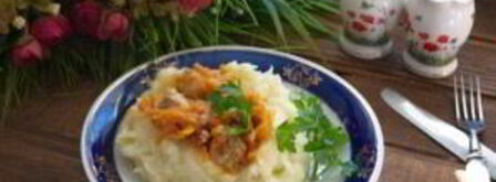 гуляш из индейки с картошкой. Шаг 11