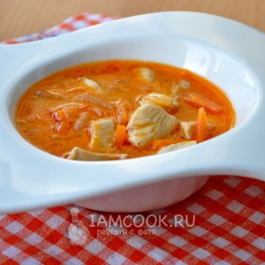 Рецепт гуляша из куриной грудки