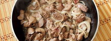 гуляш из куриной печени. Шаг 6