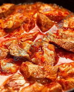 Гуляш из мяса лося