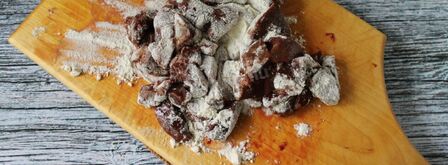 гуляш из печени с подливкой. Шаг 6