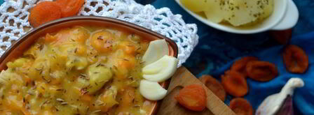 гуляш по-восточному с курагой. Шаг 7