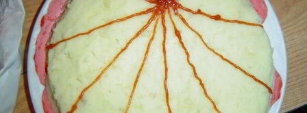 картофельное пюре паучки. Шаг 7