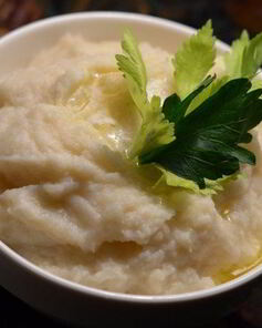 Картофельное пюре с чесноком