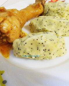 Картофельное пюре с маком