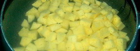 картофельное пюре с соусом. Шаг 3