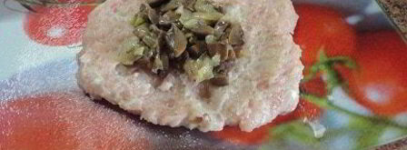 куриные котлеты с грибами. Шаг 4