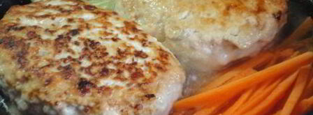 куриные котлеты с грибами. Шаг 5