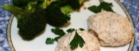 паровые котлетки из индейки с брокколи. Шаг 10