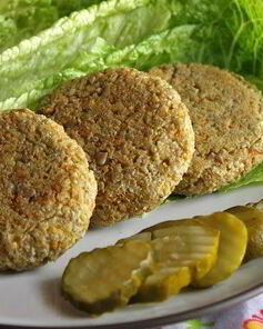 Рисовые котлеты с морковью и семечками