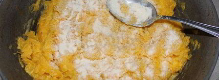 тыквенные котлеты из тыквы. Шаг 5