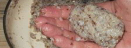 вегетарианские котлеты из гречки. Шаг 4