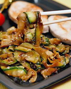 Лапша из цуккини