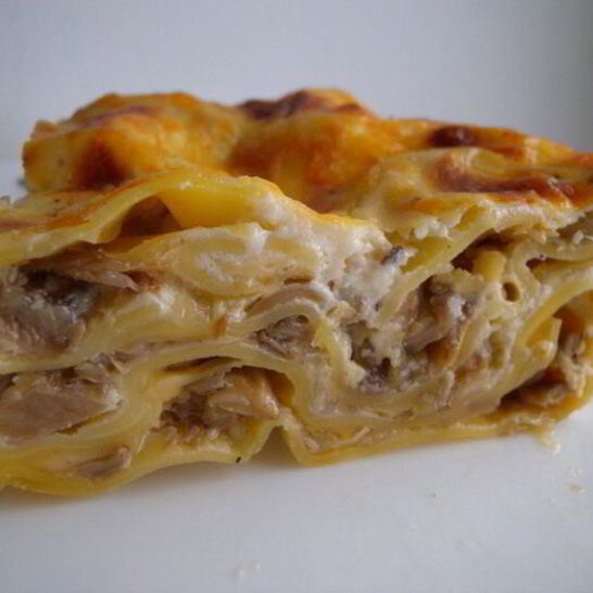 Рецепт грибной лазанья