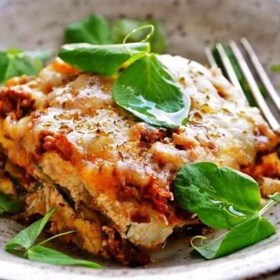 Рецепт капустной лазанья с фаршем