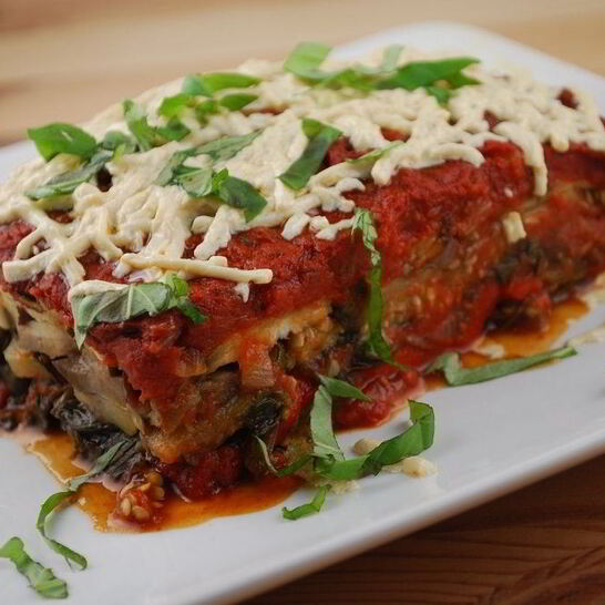 Рецепт лазаний с баклажанами и помидорами