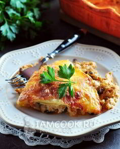 Лазанья с курицей