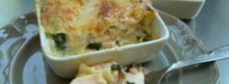 лазанья с лососем и шпинатом. Шаг 11