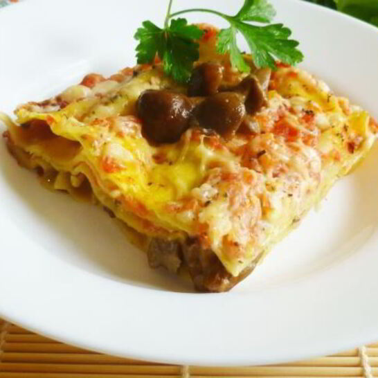 Рецепт лазаний с опятами