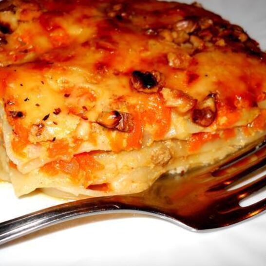 Рецепт лазаний с тыквой и сыром