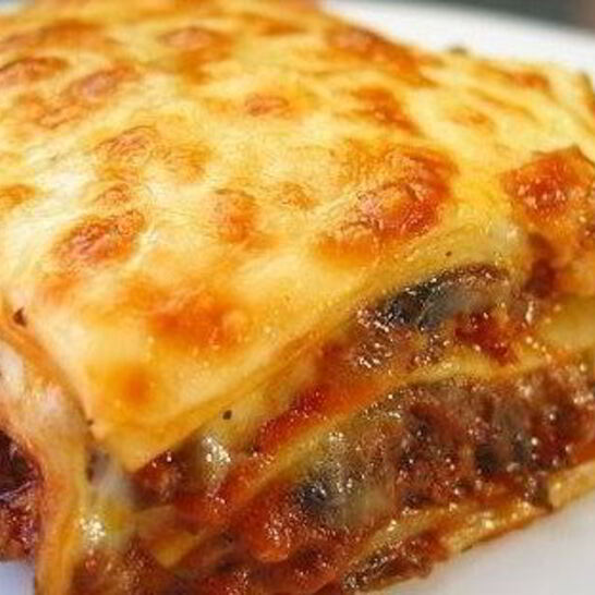 Рецепт лазаний с заправкой под сырным соусом