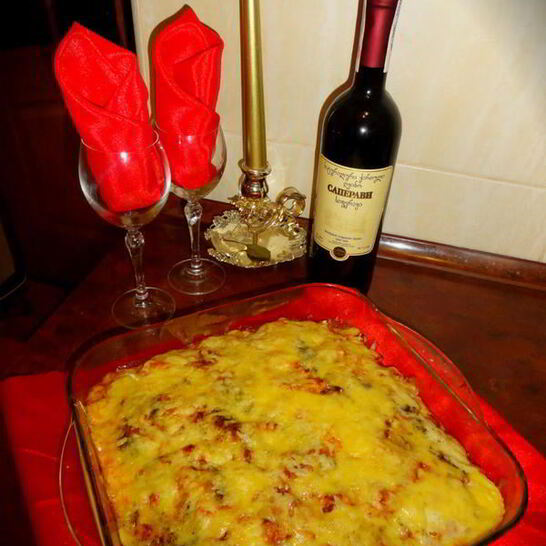 Рецепт лазаний со сливочным соусом