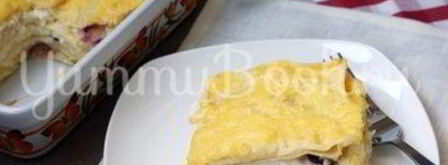 сладкая лазанья с творогом. Шаг 7