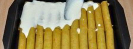 каннеллони с фаршем под соусом бешамель. Шаг 8