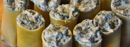 каннеллони с креветками и шпинатом. Шаг 6