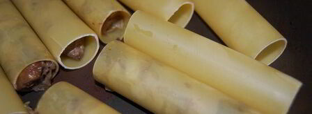 каннелони с грибами под соусом карбонара. Шаг 5