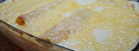 каннелони с мясной начинкой под соусом бешамель. Шаг 9