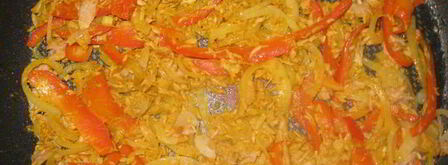 макароны с тунцом и карри. Шаг 5