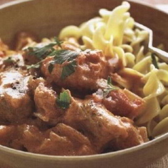 Рецепт макарон со свининой