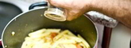 паста с грибами и помидорами. Шаг 10