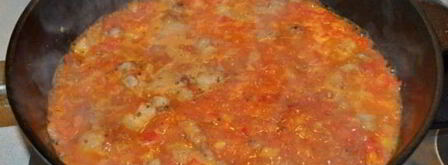 паста с грудинкой и помидорами. Шаг 4