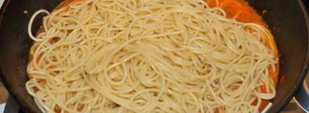 паста с грудинкой и помидорами. Шаг 5