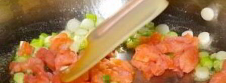 паста с красной рыбой и красной икрой. Шаг 7