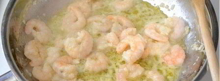 паста с креветками и томатами. Шаг 5