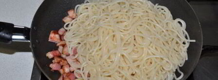 спагетти карбонара. Шаг 5