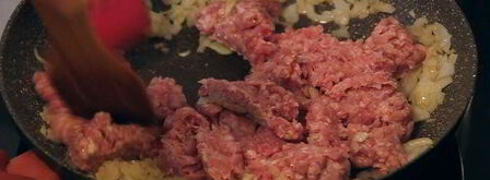 спагетти под соусом болоньезе. Шаг 7