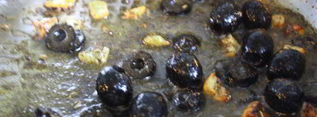 спагетти с дарами моря и маслинами. Шаг 8