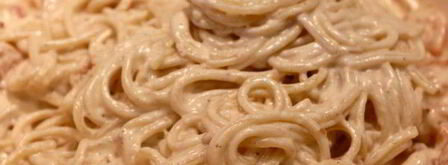 спагетти с креветками в сливочном соусе. Шаг 10