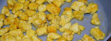 спагетти с курицей в сливочном соусе. Шаг 7