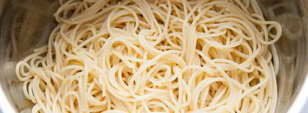 спагетти с соусом из печеного болгарского перца. Шаг 5