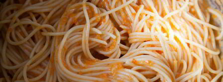 спагетти с соусом из печеного болгарского перца. Шаг 9