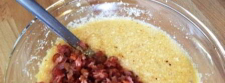 спагетти с жареным беконом и сырно-яичным соусом. Шаг 7