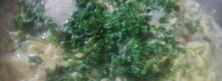 тушеная лапша с курицей. Шаг 11