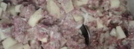 манты из слоеного теста. Шаг 3