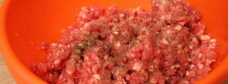 манты-косичка с мясом. Шаг 5