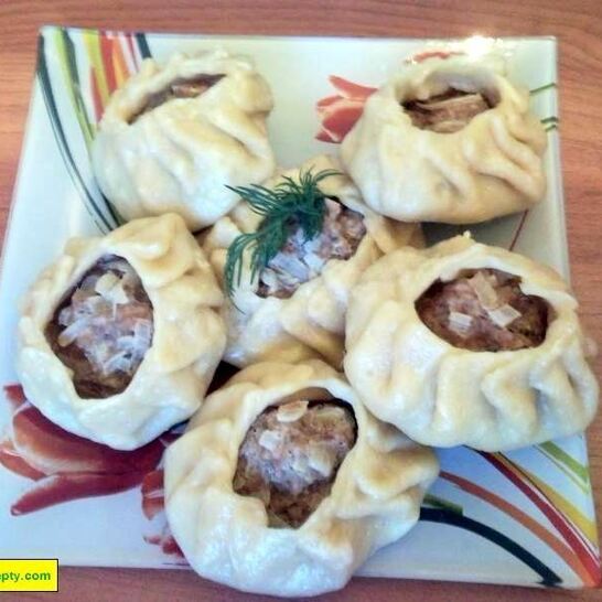 Рецепт мантов на пару из говядины